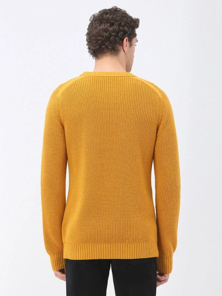 Yellow Knitwear Sweatshirt - 6