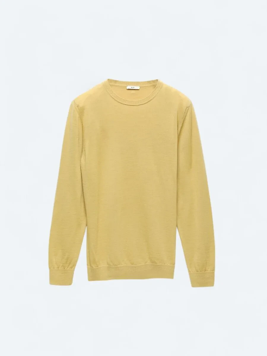 Yellow Knitwear Sweatshirt - 6