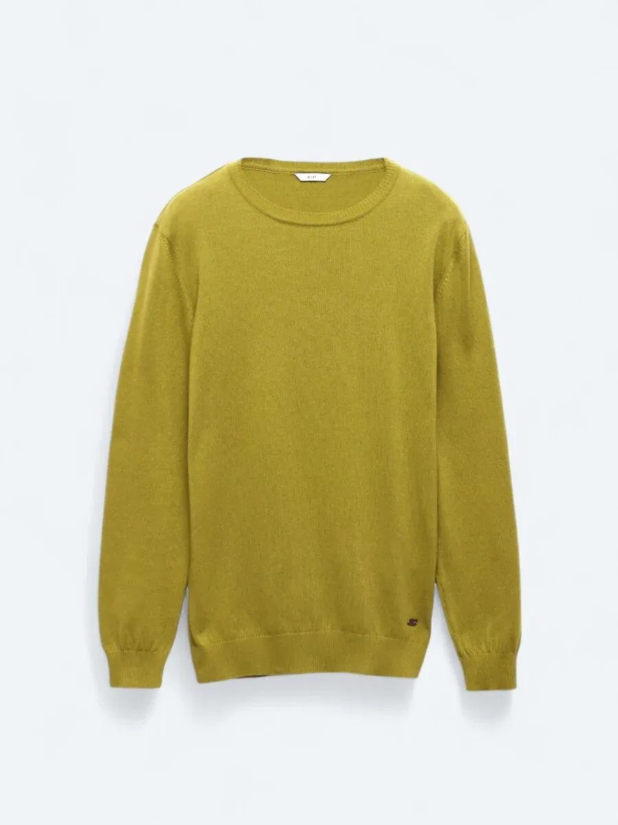Yellow Knitwear Sweatshirt - 7