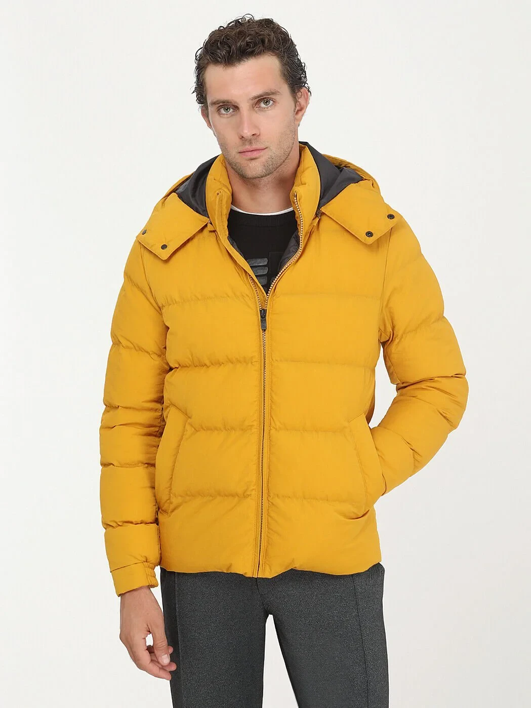 Yellow Weaving Coat - 2