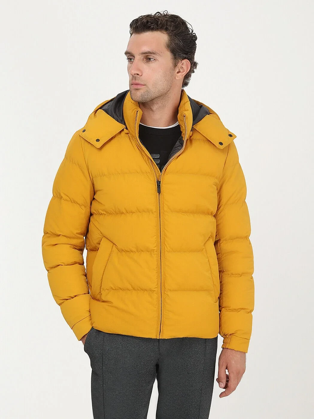 Yellow Weaving Coat - 4